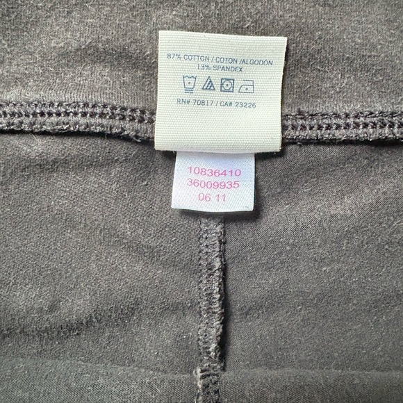 Y2K Victoria’s Secret PINK Vintage Foldover Yoga Shorts M Black Silver Sequin - Picture 2 of 10